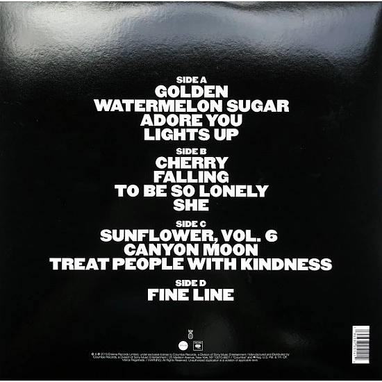 Harry Styles - Fine Line (Siyah Beyaz Renkli) Plak 2 LP