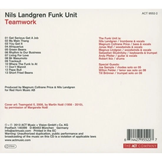 Nils Landgren Funk Unit - Teamwork CD