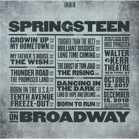 Bruce Springsteen - Springsteen On Broadway Plak 4 LP