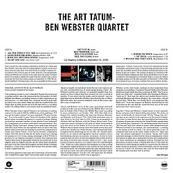 The Art Tatum - Ben Webster Quartet - The Art Tatum - Ben Webster Quartet Plak LP