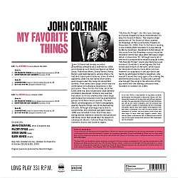 John Coltrane – My Favorite Things Caz Plak 2 LP