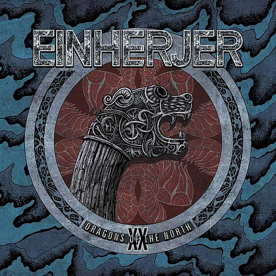 Einherjer ‎– Dragons Of The North XX (Mavi Renkli) Plak LP