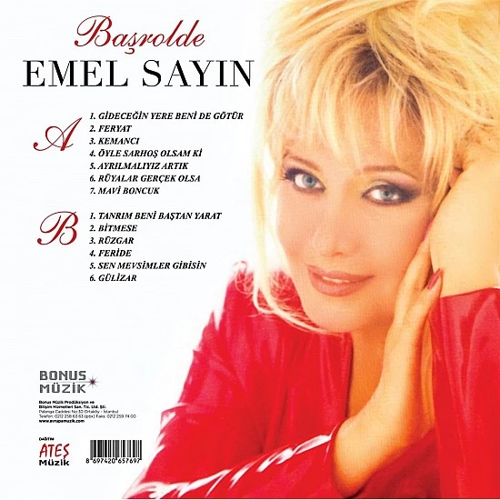 Emel Sayın - Başrolde Plak LP