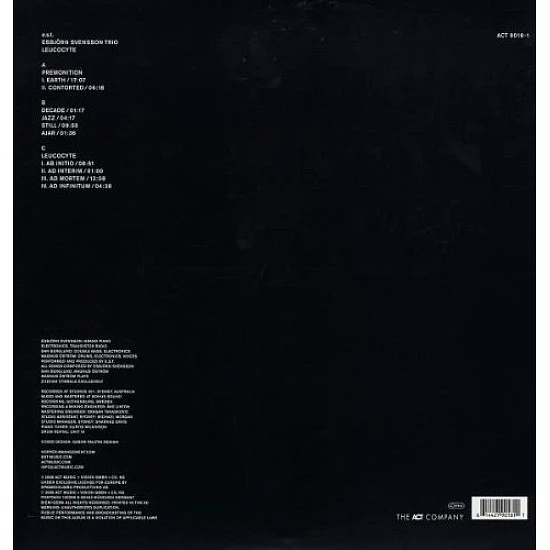 Esbjörn Svensson Trio (E.S.T.) - Leucocyte Plak 2 LP