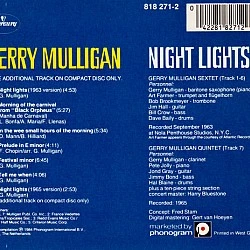 Gerry Mulligan - Night Lights CD
