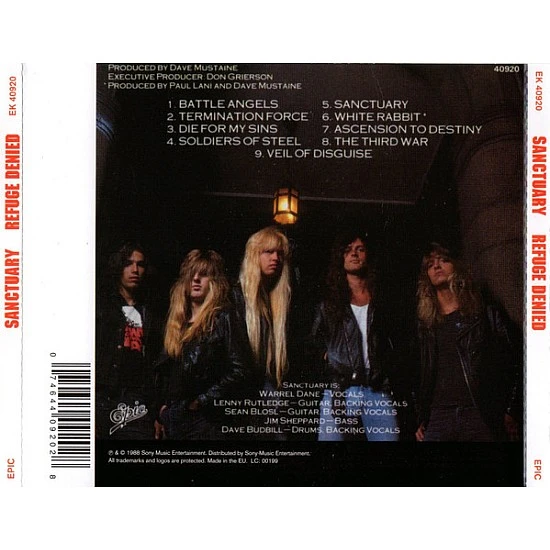 Sanctuary - Refuge Denied CD