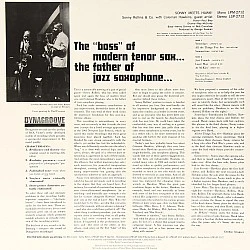 Sonny Rollins And Coleman Hawkins - Sonny Meets Hawk Audiophile Plak LP