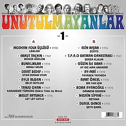 Unutulmayanlar 1 Plak LP