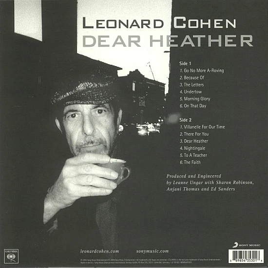 Leonard Cohen - Dear Heather Plak LP