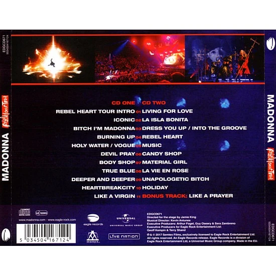 Madonna - Rebel Heart Tour 2 CD