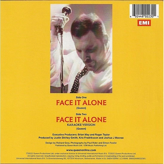 Queen - Face It Alone  45lik Plak