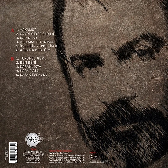 Ahmet Kaya - Yıldızlar ve Yakamoz Plak LP