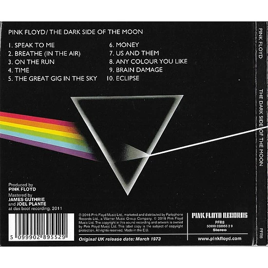 Pink Floyd - The Dark Side of the Moon CD 
