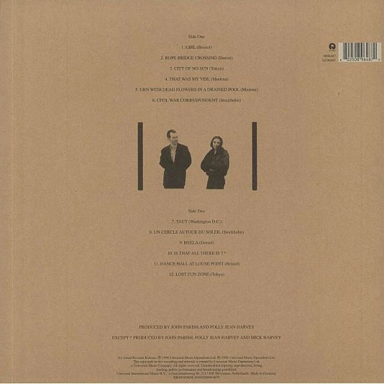 John Parish and PJ Harvey - Dance Hall At Louse Point Plak LP