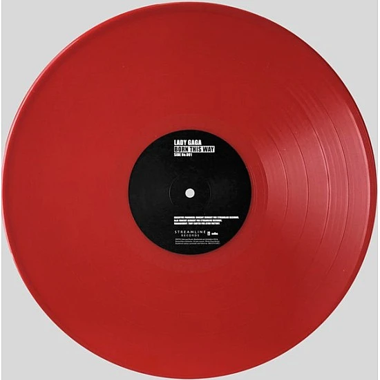 Lady Gaga - Born This Way Kırmızı Renkli Plak 2 LP  * ÖZEL BASIM *