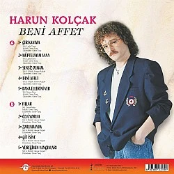Harun Kolçak - Beni Affet Şeffaf Buz Rengi Plak LP