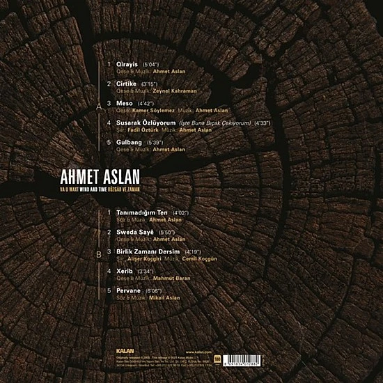 Ahmet Aslan - Rüzgar ve Zaman Plak LP