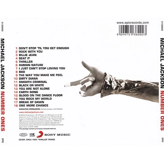 Michael Jackson - Number Ones CD