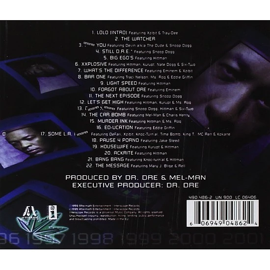 Dr. Dre - 2001 CD