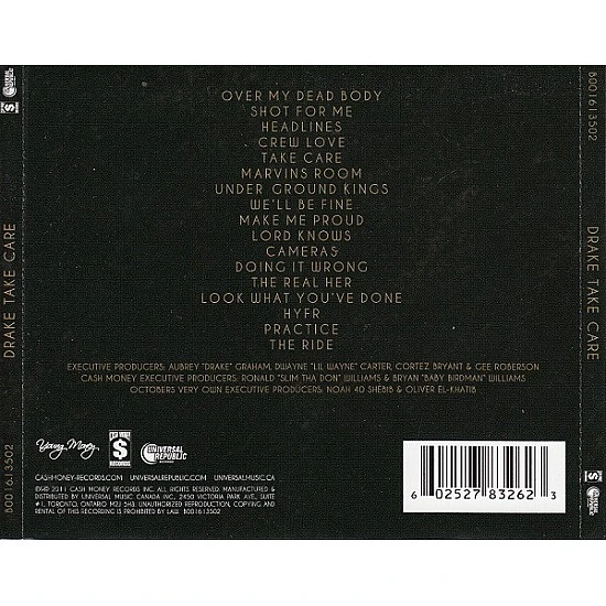 Drake - Take Care CD