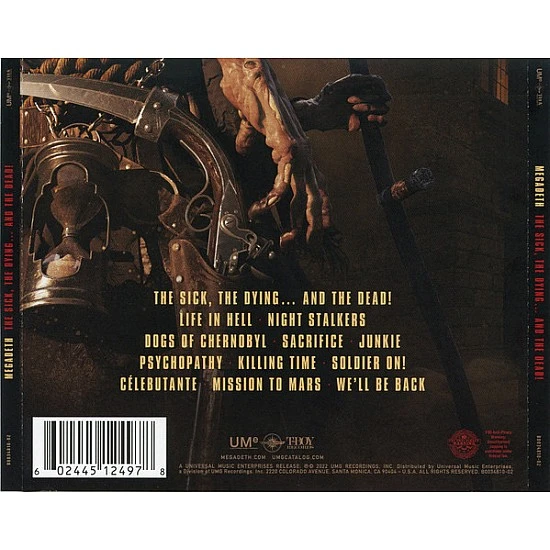 Megadeth - The Sick The Dying And The Dead CD