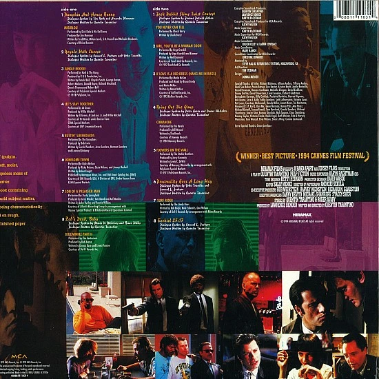 Pulp Fiction (Ucuz Roman) Soundtrack Plak LP