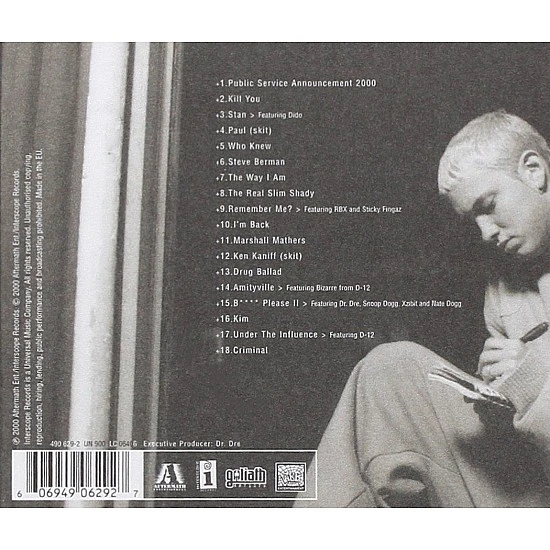 Eminem - The Marshall Mathers LP CD