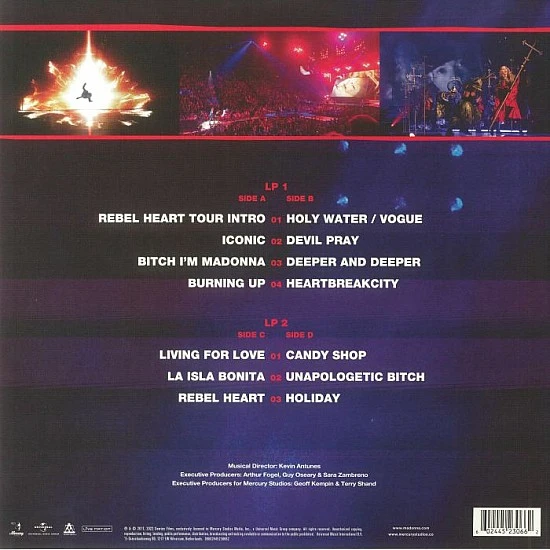 Madonna - Rebel Heart Tour (Mor Renkli) Plak 2 LP