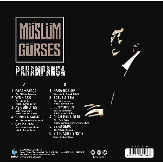 Müslüm Gürses - Paramparça Plak LP