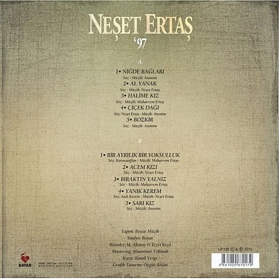 Neşet Ertaş - 97 Plak LP