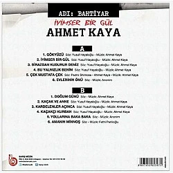 Ahmet Kaya - Adı Bahtiyar İyimser Bir Gül Plak LP