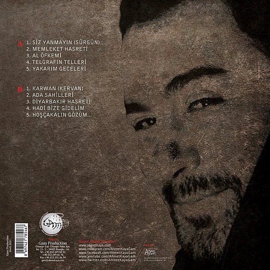 Ahmet Kaya - Hoşçakalın Gözüm Plak LP