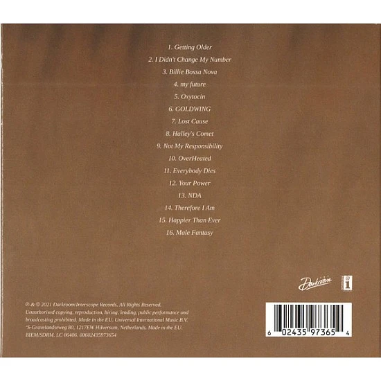 Billie Eilish - Happier Than Ever CD