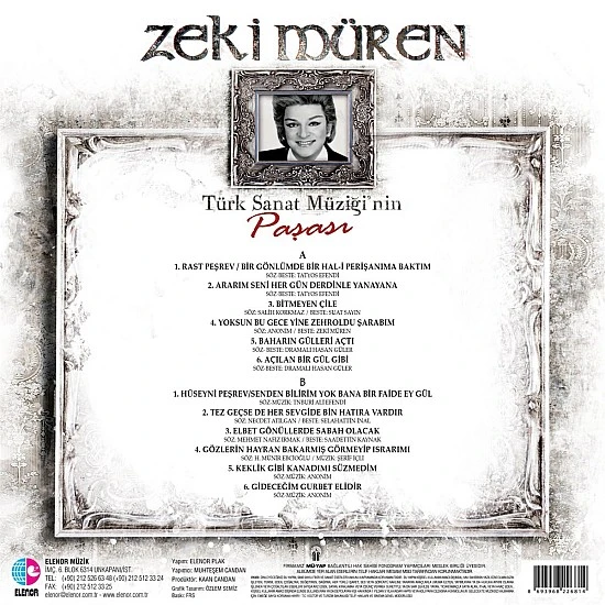 Zeki Müren - Türk Sanat Müziği'nin Paşası (Renkli) Plak LP