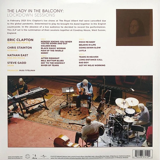 Eric Clapton - The Lady In The Balcony (Sarı Renkli) Plak 2 LP