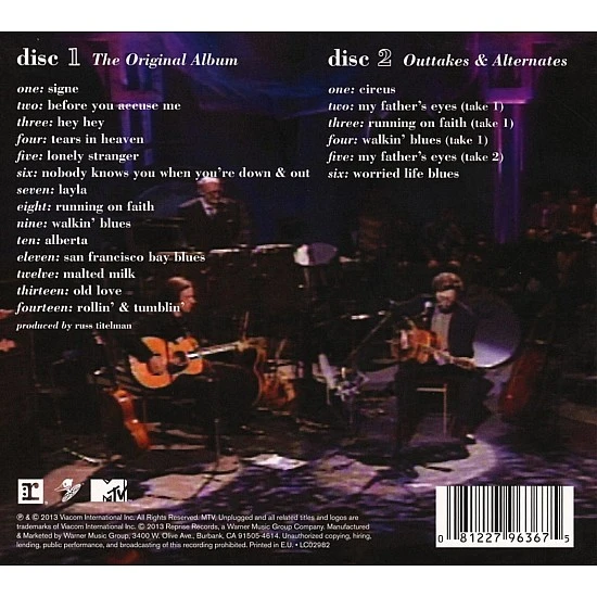 Eric Clapton - Unplugged Deluxe 2 CD