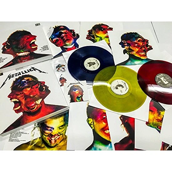 Metallica – Hardwired...To Self-Destruct Box Set Renkli Plak 3 LP + 1 CD