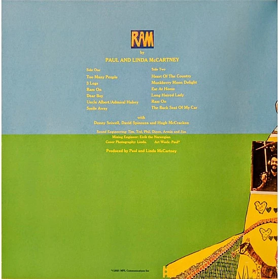 Paul McCartney - Ram Plak LP