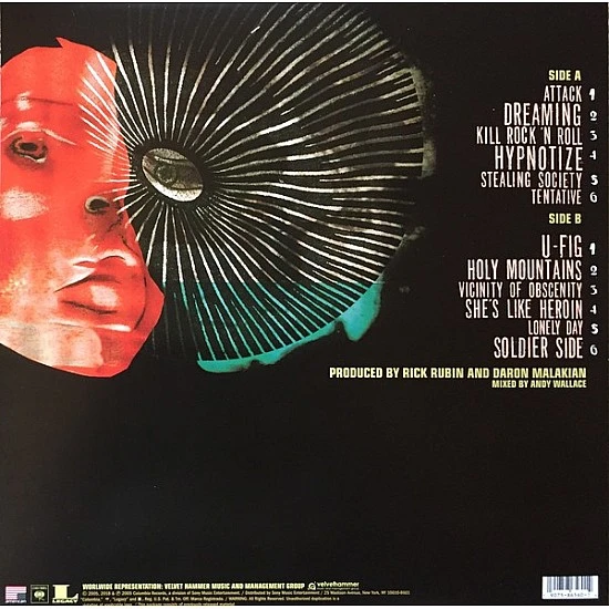 System Of A Down - Hypnotize Plak LP