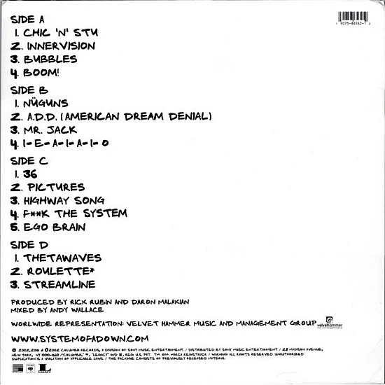 System Of A Down - Steal This Album! Plak LP