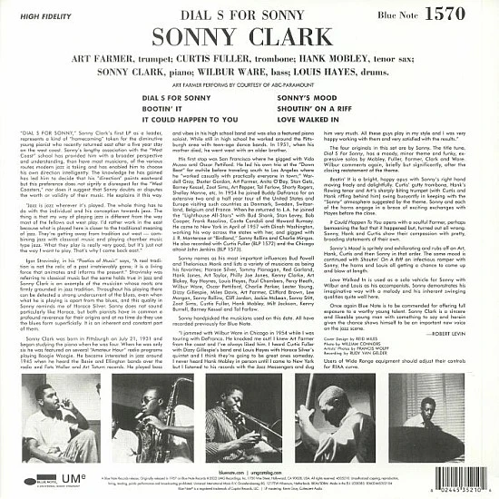 Sonny Clark - Dial S For Sonny Plak LP