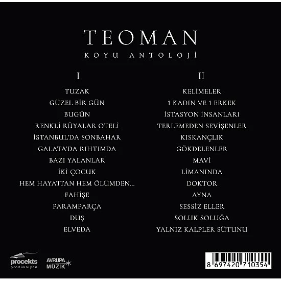 Teoman - Koyu Antoloji 2 CD