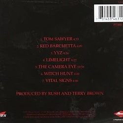 Rush - Moving Pictures (Progressive Rock) CD 