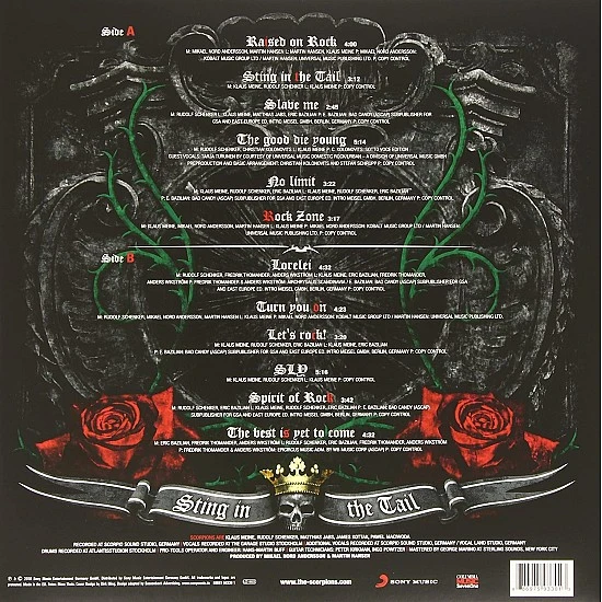 Scorpions - Sting In The Tail Plak LP