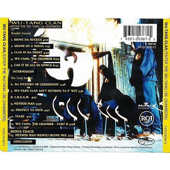 Wu-Tang Clan - Enter The Wu-Tang  CD