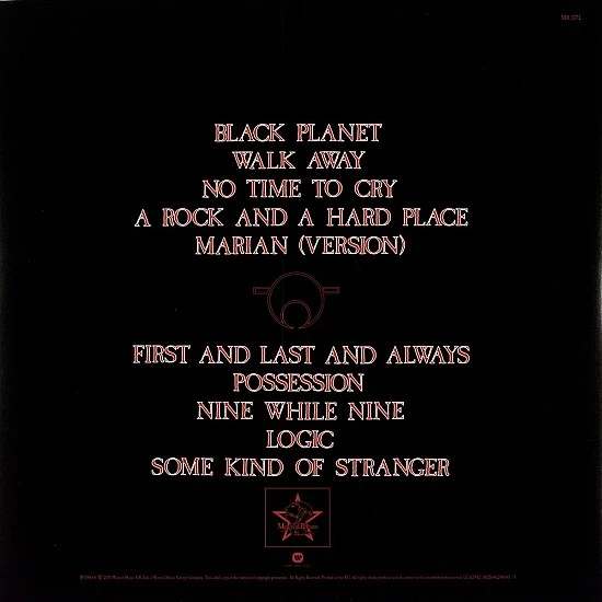 The Sisters Of Mercy - First And Last And Always Plak LP