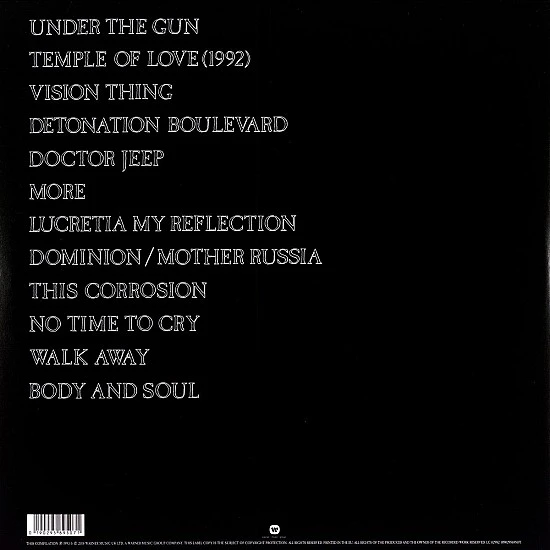 The Sisters Of Mercy - Greatest Hits Volume One Plak 2 LP
