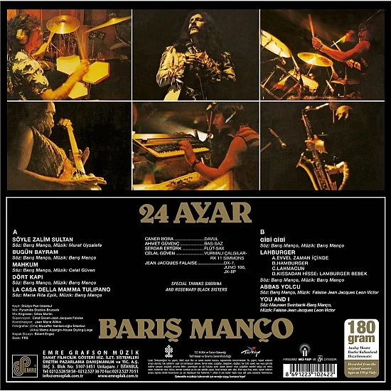 Barış Manço - 24 Ayar Plak LP