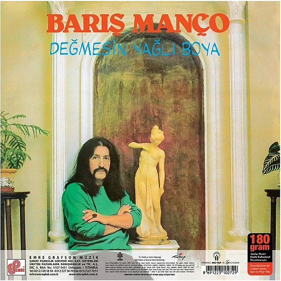 Barış Manço - Değmesin Yağlı Boya Plak LP