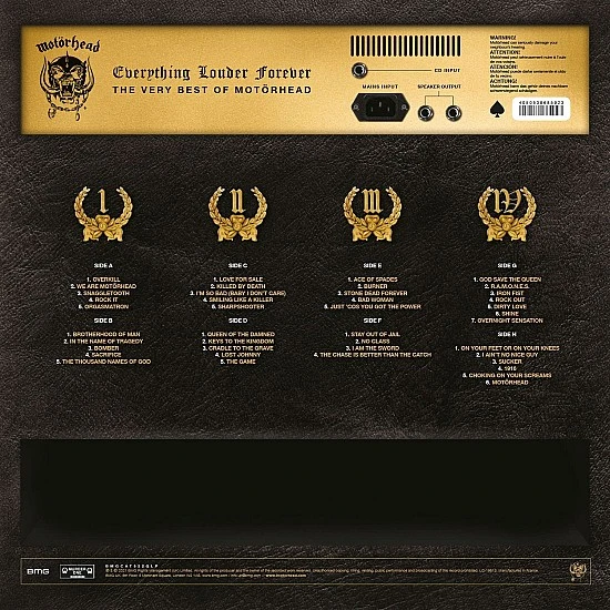 Motörhead – Everything Louder Forever Plak 4 LP Box Set
